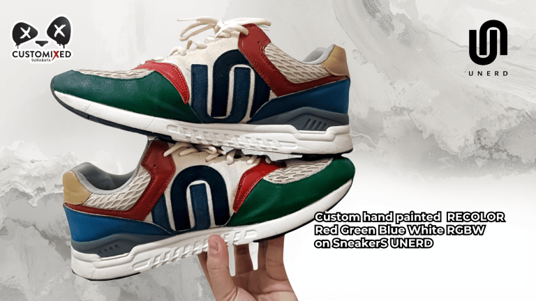 Red Green Blue Custom Recolor UNERD Sneakers