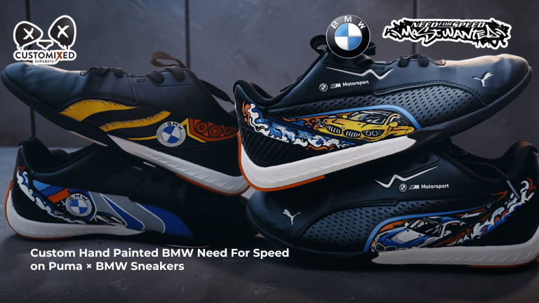 Custom Paint BMW Puma Sneakers