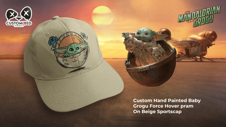 StarWars GROGU Custom Paint Sport Cap